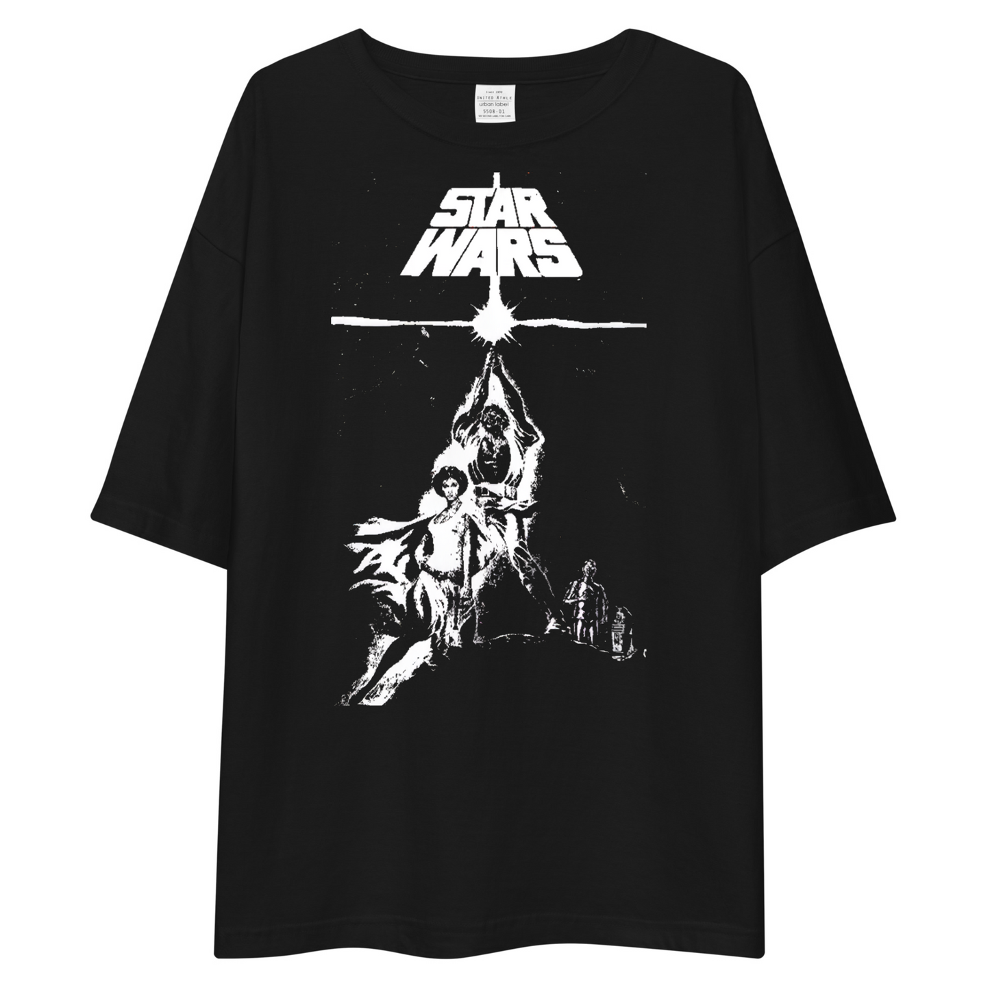 STAR WARS T-SHIRT [OVERSIZED-UNISEX] [BLACK]