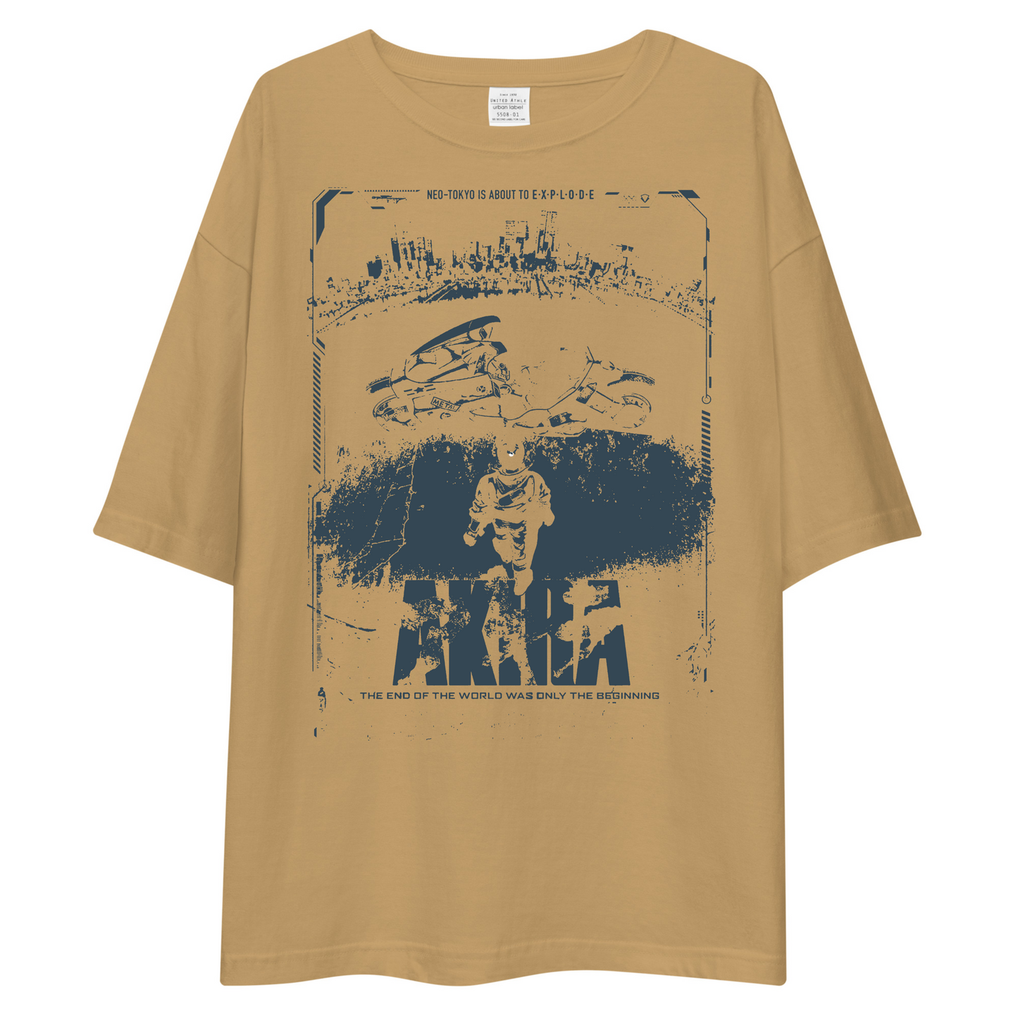 AKIRA T-SHIRT [OVERSIZED][UNISEX-BEIGE]