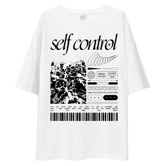 FRANK OCEAN T-SHIRT [OVERSIZED-UNISEX] [WHITE]