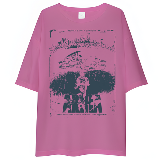 AKIRA T-SHIRT [OVERSIZED][UNISEX-LIGHT PURPLE]