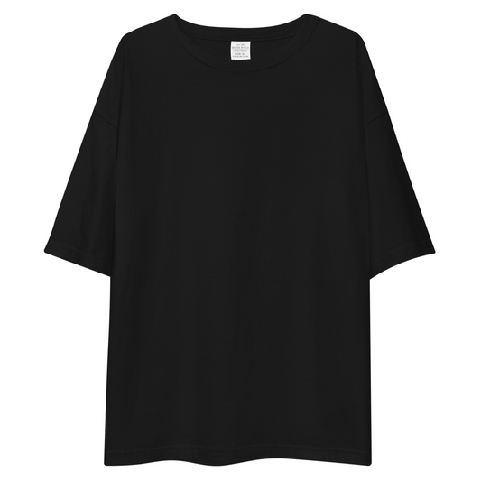 PLAIN BLACK OVERSIZED T-SHIRT [UNISEX]