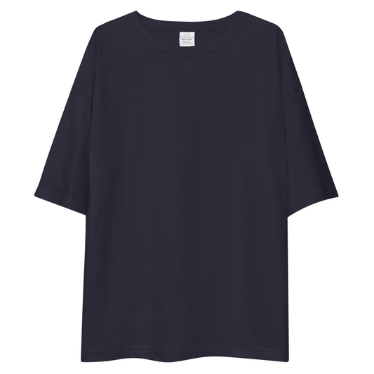 PLAIN NAVY OVERSIZED T-SHIRT [UNISEX]