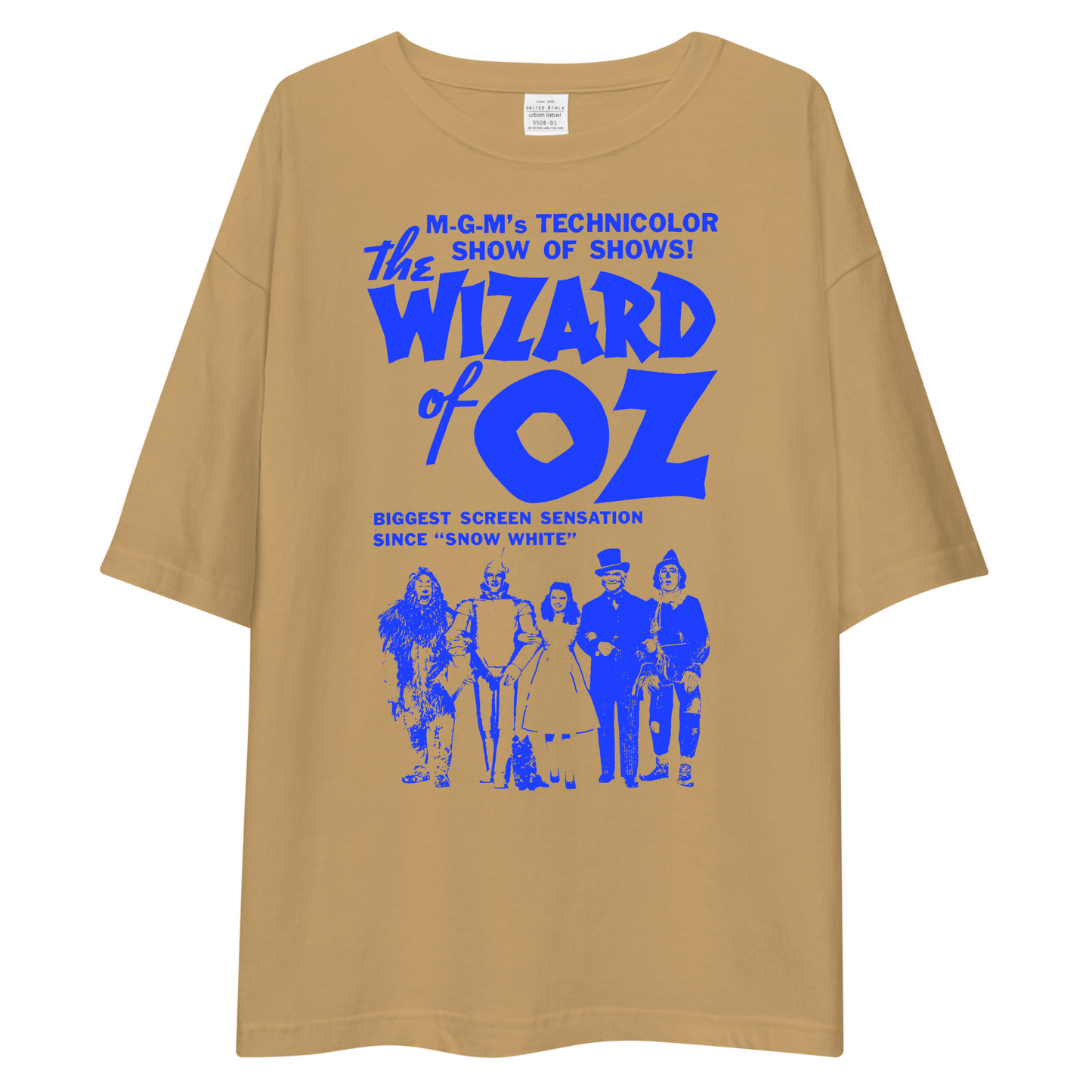 WIZARD OF OZ T-SHIRT [OVERSIZED-UNISEX] [BEIGE]